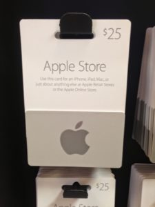 Apple store Gift Card