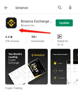 Binance app